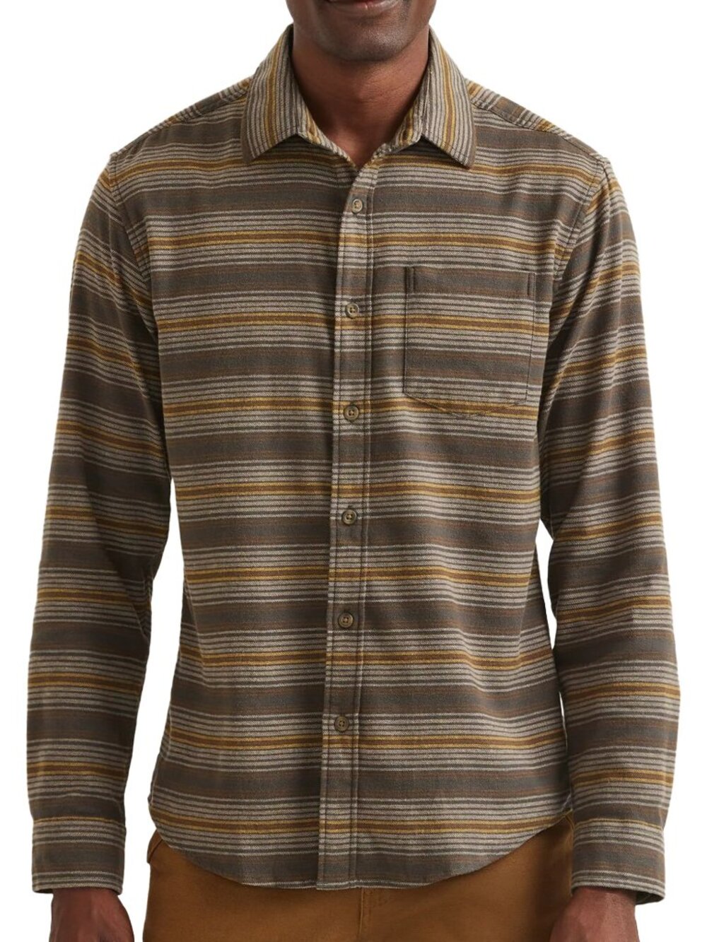 New! Eddie Bauer Field Flannel Shirt Long Sleeve XXL Flex Dark Fatigue